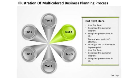 PowerPoint Templates Planning Process 6 Stages Ppt Business Slides