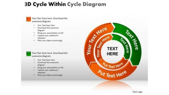 PowerPoint Templates Process Cycle Chart Ppt Slides