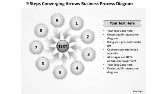 PowerPoint Templates Process Diagram Ppt Circular Flow Chart