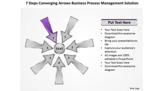 PowerPoint Templates Process Management Solution Cycle Circular Arrow