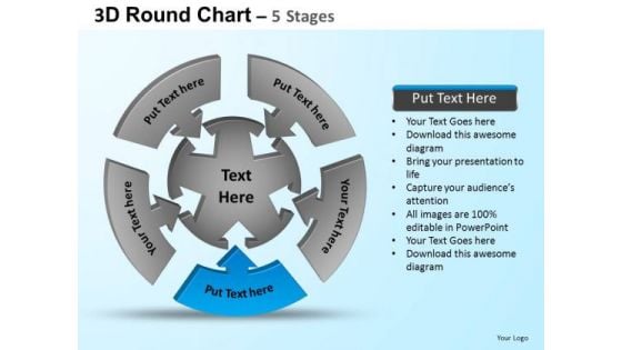 PowerPoint Templates Process Round Process Flow Chart Ppt Theme