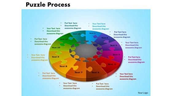 PowerPoint Templates Puzzle Process Business Ppt Slides