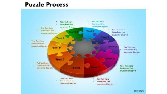 PowerPoint Templates Puzzle Process Company Ppt Design