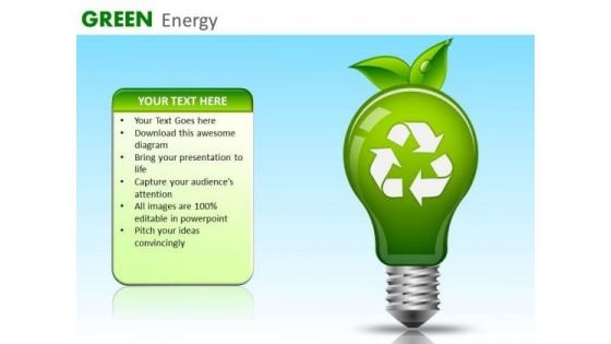 PowerPoint Templates Recycle Symbol Ppt Slides