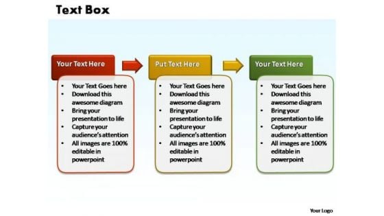 PowerPoint Templates Sale 3 Steps Text Box Ppt Slides