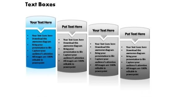 PowerPoint Templates Sale Text Boxes Ppt Process