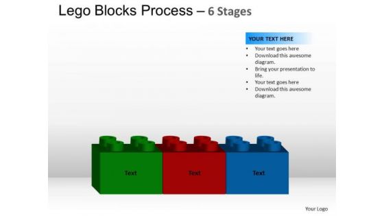 PowerPoint Templates Sales Lego Blocks Ppt Slides