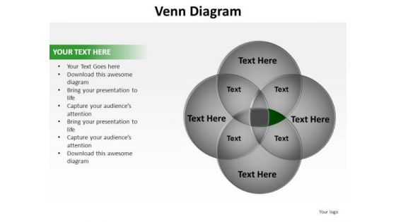 PowerPoint Templates Sales Venn Diagram Ppt Backgrounds