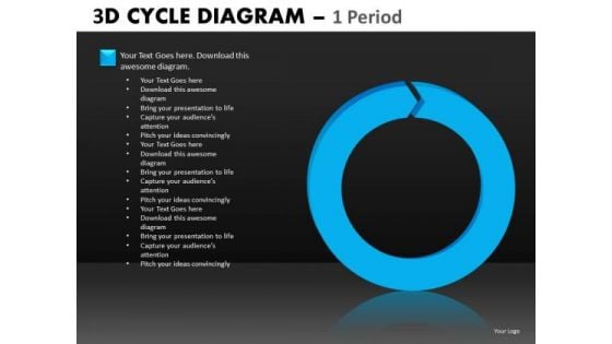 PowerPoint Templates Single Stage Cycle Diagrams Ppt Slides