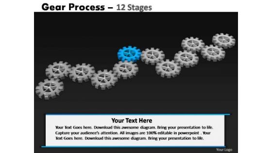 PowerPoint Templates Strategy Gears Process Ppt Theme