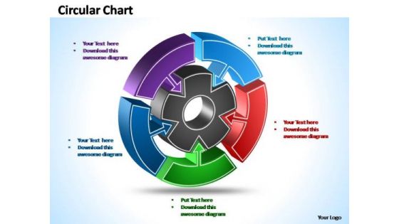 PowerPoint Templates Strategy Interconnected Circular Chart Ppt Design