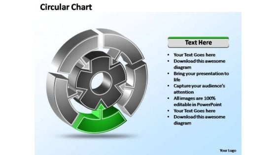 PowerPoint Templates Strategy Interconnected Circular Chart Ppt Process