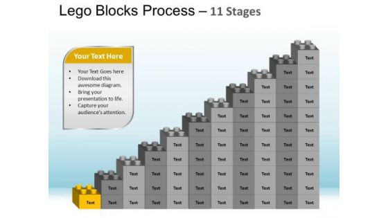 PowerPoint Templates Strategy Lego Blocks Ppt Slides