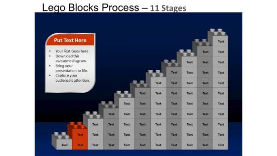 PowerPoint Templates Strategy Lego Blocks Ppt Theme