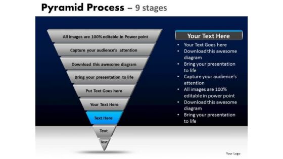 PowerPoint Templates Strategy Pyramid Process Ppt Theme