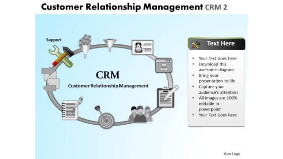 PowerPoint Templates Strategy Relationship Management Ppt Process