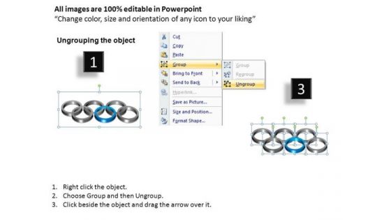 PowerPoint Templates Strategy Rings Ppt Process