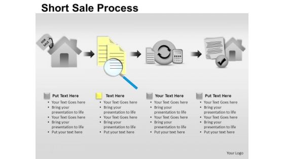 PowerPoint Templates Strategy Short Sale Process Ppt Themes