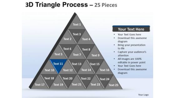 PowerPoint Templates Strategy Triangle Process Ppt Template