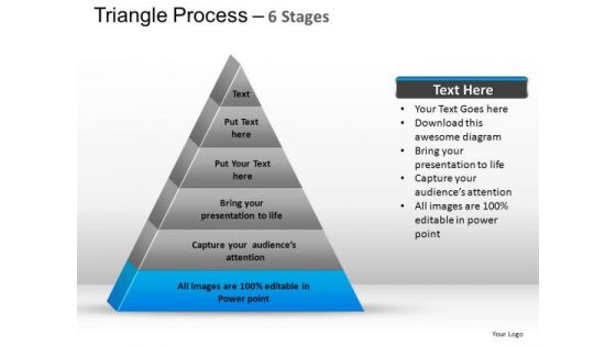 PowerPoint Templates Strategy Triangle Process Ppt Theme