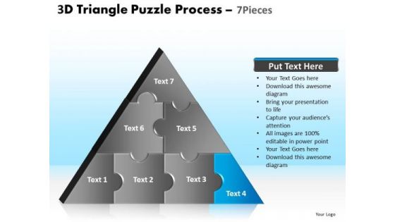 PowerPoint Templates Strategy Triangle Puzzle Ppt Slide