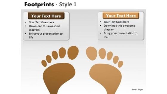 PowerPoint Templates Success Footprints Ppt Themes