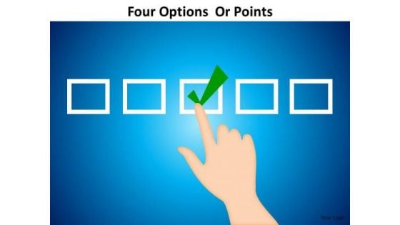 PowerPoint Templates Success Four Options Ppt Slides