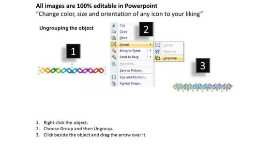 PowerPoint Templates Teamwork Chains Ppt Process