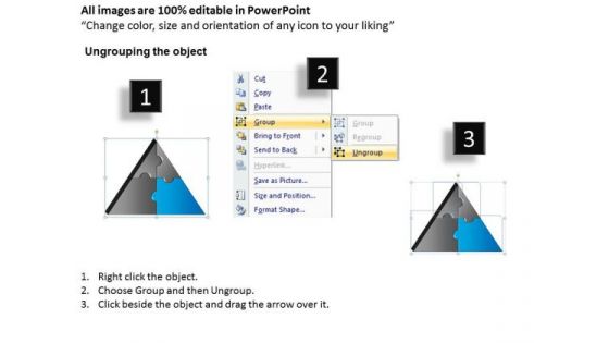 PowerPoint Templates Teamwork Triangle Puzzle Ppt Design Slides