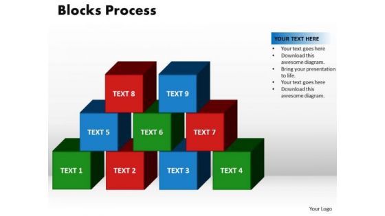PowerPoint Theme Blocks Process Marketing Ppt Design Slides PowerPoint Theme Blocks Process Marketing Ppt Design Slides