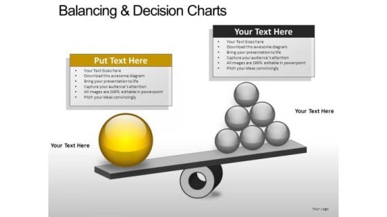 PowerPoint Theme Business Balancing Decision Ppt Slide