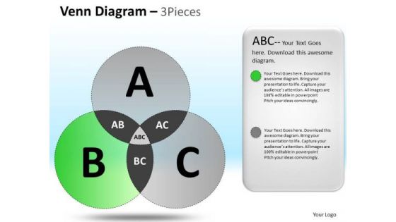 PowerPoint Theme Business Leadership Venn Circular Chart Diagram Ppt Design