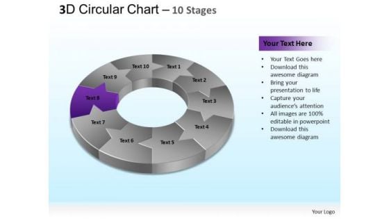 PowerPoint Theme Chart Circular Ppt Slide Designs