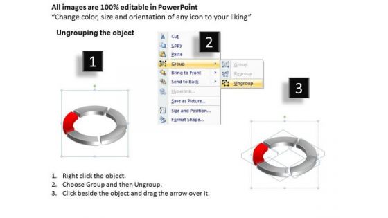PowerPoint Theme Chart Ring Process Ppt Templates