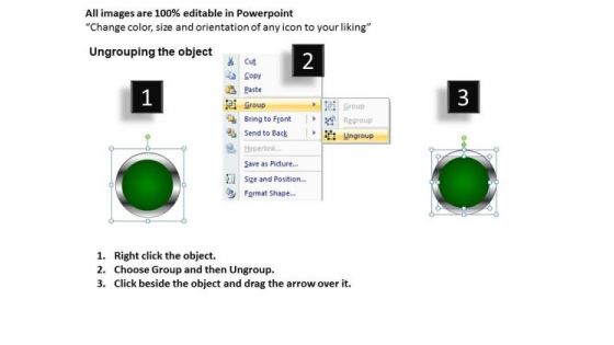 PowerPoint Theme Company Growth Buttons Icons Ppt Layout