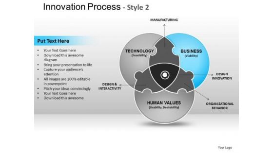 PowerPoint Theme Company Innovation Process Ppt Slide