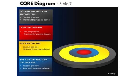 PowerPoint Theme Company Success Core Diagram Ppt Themes