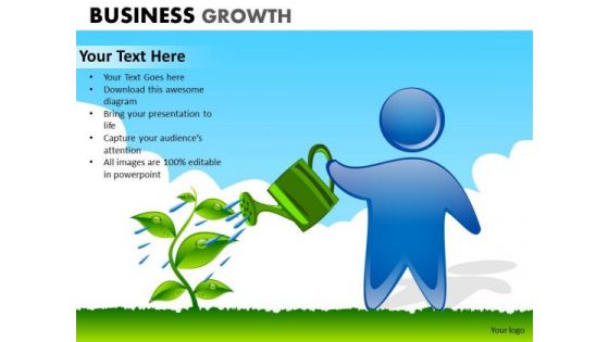 PowerPoint Theme Corporate Growth Business Growth Ppt Design