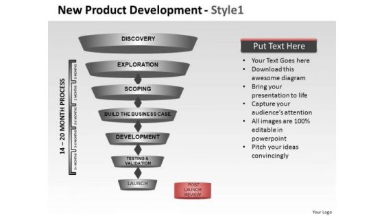 PowerPoint Theme Corporate Leadership New Product Development Ppt Theme