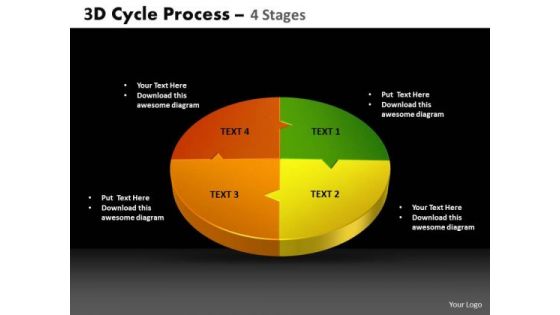 PowerPoint Theme Cycle Chart Cycle Process Ppt Slide Designs