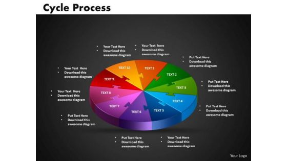 PowerPoint Theme Cycle Growth Ppt Design