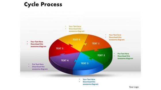 PowerPoint Theme Cycle Process Strategy Ppt Design Slides