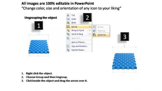 PowerPoint Theme Diagram 10x11 Rectangular Jigsaw Puzzle Matrix Ppt Design