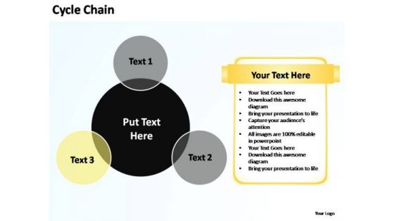 PowerPoint Theme Diagram Chain Ppt Presentation