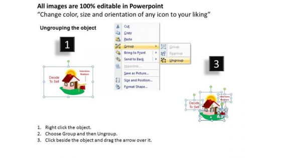 PowerPoint Theme Diagram Home Selling Ppt Layout