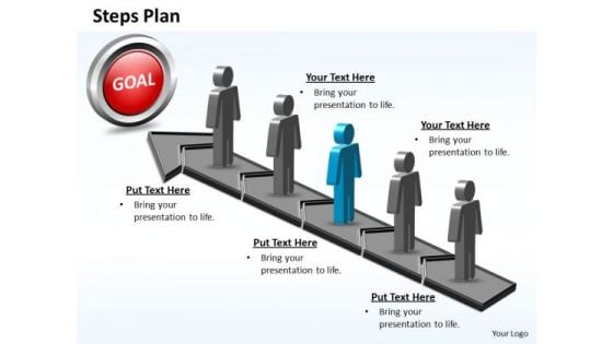 PowerPoint Theme Diagram Steps Plan 5 Stages Style 5 Ppt Presentation