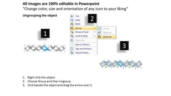 PowerPoint Theme Editable Chains Ppt Template Slide02