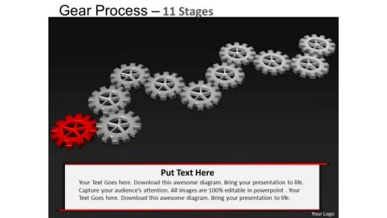 PowerPoint Theme Editable Gears Process Ppt Themes