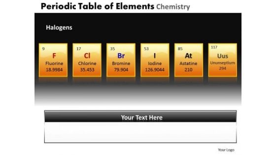 PowerPoint Theme Editable Periodic Table Ppt Design