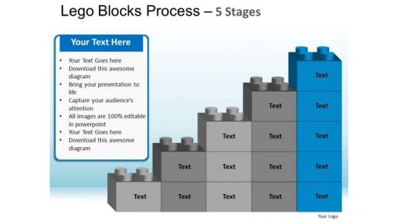 PowerPoint Theme Education Lego Ppt Design